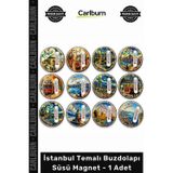 #Magnet Hediyelik Hatıra Turistik Dekoratif Şehir Baskılı İstanbul Temalı Buzdolapı Süsü Magnet