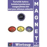 #Magnet Hediyelik Turistik Hatıra Eşya Şık Anı İstanbul Temalı Galata Kulesi Kabartmalı Metal Magnet