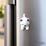 Magnet Kedi Buzdolabı Süsü Kedi Figürlü Dekoratif Hediyelik 5 X 2,5 Cm