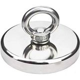 Magnet Magnet Fishing, 80MM Askılı Güçlü Büyük Neodyum Mıknatıs, Kurtarma Mıknatısı