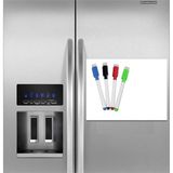 Magnet Magnetli Kalemli Buzdolabı Notluk 35X50 Cm, Manyetik Not Panosu, Yazı Tahtası, Planlayıc� - Standart