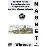 #Magnet Metal Dekoratif Modern Şehir Tasarımı Buzdolabı Süsü Hediyelik Eşya İstanbul Temalı Magnet 1