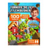 magnetcraft Minecraft Mıknatıslı Manyetik Blok Seti 100 Parça 2.5cm Büyük Boy Manyetik Lego Zeka Geliştirici Eğitici STEM Oyuncak Montessori Mıknatıslı Oyuncak 3+ Yaş