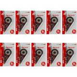 Magnetek Inox Düzeltici Şerit Silici 5 mm x 8 mt 10 Adet Yüksek Kalite Ofis ve Okul Kullanımı İçin