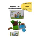 Magneton Minecraft Tarzı Manyetik Blok Küp Oyuncak 119 Parça - 3+ Yaş Çocuk Eğitici Oyuncak