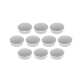 Magnetoplan Güçlü Mıknatıs 20 mm Mini Magnet - 10 Adet - Gri