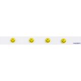 Magnetoplan Manyetik Duvar Şeridi 50 cm 4 Adet Smiley Mıknatıs ile Kullanışlı ve Pratik
