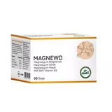 Magnewo Efervesan Magnezyum Bisglisinat, Sitrat, Malat, P5P, R5P, Vitamin B3 30 Saşe