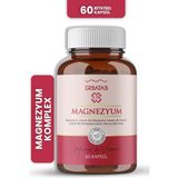 Magnezyum 3'lü Form Bisglisinat Sitrat Malat + Vitamin B2 B3 B6 Biotin 60 Kapsül - Takviye Edici G - Standart