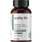 Magnezyum Complex 60 Tablet - Magnezyum Malat Sitrat Glisinat Taurat Bisglisinat - Magnezyum Çinko - Orjinal