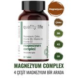 Magnezyum Complex 60 Tablet - Magnezyum Malat Sitrat Glisinat Taurat Bisglisinat - Magnezyum Çinko