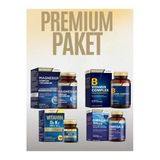 Magnezyum + D3 K2 + Omega 2000 + B Complex 4’Lü Premium Set