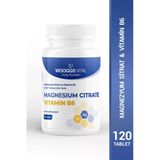 Magnezyum Sitrat Ve Vitamin B6 İçeren Takviye Edici Gıda 120 Tablet