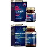 Magnezyum Takviyesi 250 Mg 60 Tablet + B12 Vitamin Takviyesi 1000 Mcg 60 Dilaltı Tableti - --