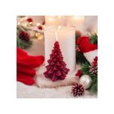 Magno Candles Çam Ağacı Mumu Doğal El Yapımı Yılbaşı - 1 Adet