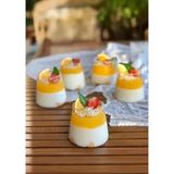 Magnolia Kasesi - 6Lı Cam Tatlı Kasesi Bardak Takımı - 6X300 Ml