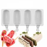 Magnum Silikon Kalıp Dondurma Tatlı Meybuz 4 lü Büyük Boy