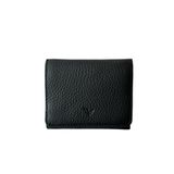 Magnus - Unisex Siyah Trifold Hakiki Deri Cüzdan