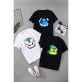 MAGORS BLOX FRUITS BASKILI 3'LÜ KOMBİN NORMAL KALIP %100 PAMUKLU ÇOCUK TSHIRT