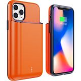 MAGPLUS Iphone 11 Pro Kablosuz Taşınabilir Manyetik Powerbank Ve Magsafe Uyumlu Kılıf, 5000mah - Turuncu - Lacivert