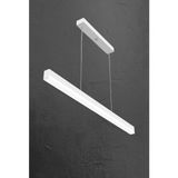 Magro Beyaz Kasa, 100CM Ledli Sarkıt Modern LED Avize, Salon, Mutfak, Masa, Aydınlatma (Beyaz Kasa, 100CM, 3000, Kelvin)