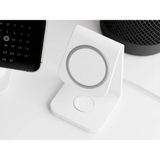 Magsafe Uyumlu Masaüstü Telefon Tutucu Stand - iPhone Uyumlu Masa Üstü Şarj Standı - Beyaz