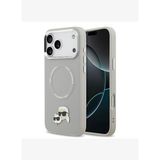Magsafe Uyumlu Metal Detaylı K & C PU Deri iPhone 17 Pro Max Kılıf
