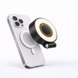 MagSafe Uyumlu Selfie & Video Çekim Işığı, Katlanabilir 180° Ayarlanabilir, 3 Işık Modu