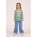 Magu Kız Çocuk 3'lü Takım – Desenli Sweatshirt, Kargo Pantolon ve Basic Atlet - Karışık - 6 - 7 Yaş