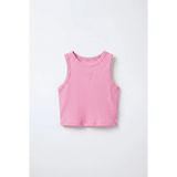 Magu Kız Çocuk Pembe Kalp Atlet Bluz - 3 - 4 Yaş
