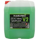 Magurex 20 KG Ekonomik Cilalı Oto Şampuanı PH Nötr ve Mikrofiber Yıkama Süngeri Seti