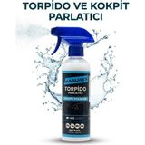 Magurex Antistatik Torpido Parlatıcı ve Yenileyici - Toz Tutmaz Torpido Parlatıcı 400ML - Araç Içi Bakım