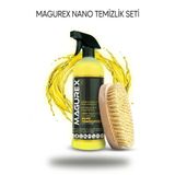 Magurex Nano Temizleyici & Ahşap Saplı Doğal At Kılı Fırça - Genel Temizlik ve Araç Içi Bakım Seti