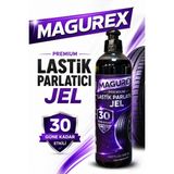 Magurex Premium Lastik Parlatıcı Jel 400 ml - 30 Güne Kadar Etkili Islak Görünüm & Uzun Süreli Koruma