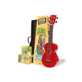 Mahalo Learn 2 Play Ukulele Seri (Kırmızı)