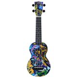 Mahalo MA1GR Art II Series Soprano Ukulele (Grafiti)