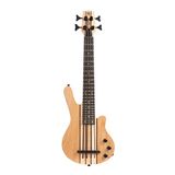 Mahalo Meb1pro Elektro Bas Ukulele Naturel