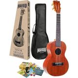Mahalo MJ3TBRK Java Series Tenor Ukulele Seti (Trans. Brown)