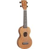 Mahalo Ms1tbr Slimline Serisi Küçük Boy Ukulele Şeffaf Kahverengi