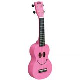 Mahalo "Smile" Sanat Serisi Soprano Ukulele, Pembe, STN2211SMI-PK