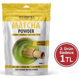 Mahbuba Ananas Aromalı Matcha Çayı Tozu 50gr - Bitki Çayı