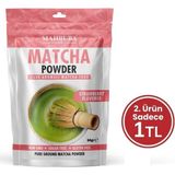 Mahbuba Çilek Aromalı Matcha Çayı Tozu 50gr - Bitki Çayı