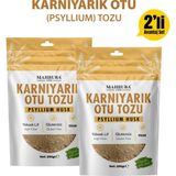 Mahbuba Karnıyarık Otu Tozu (Psyllium Husk) 2x200gr – Yüksek Lif - Glutensiz - Katkısız - 400 gr