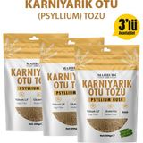 Mahbuba Karnıyarık Otu Tozu (Psyllium Husk) 3x200gr – Yüksek Lif - Glutensiz - Katkısız - 600 gr