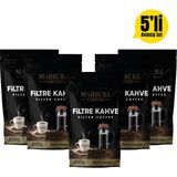 Mahbuba Kavrulmuş ve Öğütülmüş Italyan Filtre Kahve 5X200GR - 1 kg