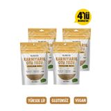 Mahbuba Life Karnıyarık Otu Tozu (Psyllium Husk) 4x200gr – Yüksek Lif - Glutensiz - Katkısız