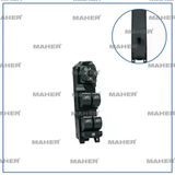Maher DÜĞME CAM AÇMA MONDEO 2007-2014 / S-MAX / GALAXY (DÖRTLÜ) AYNA AYAR DÜĞMELİ ÇERÇEVESİZ ÇERÇEVESİZ SOL 7S7T14A132AB