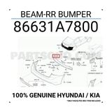 Maher Hyundai I10 2011-2013 Arka Tampon Bağlantı Braketi Sağ Oem No (866190X200)