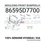 Maher Hyundai I10 2011-2013 Ön Tampon Bağlantı Braketi Sağ Oem No (865920X200)