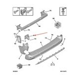 Maher Peugeot Partner / Citroen Berlingo / Opel Rifter 2019 Sonrası / Fiat Doblo 2023 Sonrası Arka Sol Tampon Bağlantı Braketi Oem No (9816808580) - Sağ